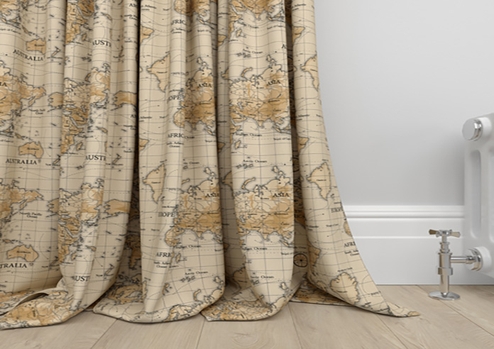 Maps, Multi - Made to Measure Curtains - Image 6